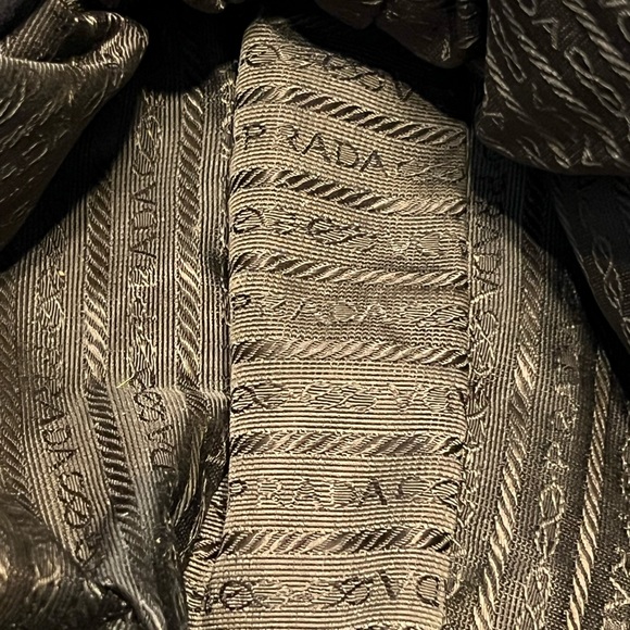 Prada chocolate brown micro fiber & leather bag with dust bag - Picture 11 of 13